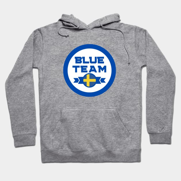 Cybersecurity Blue Team Sweden Gamification Badge CTF Hoodie by FSEstyle